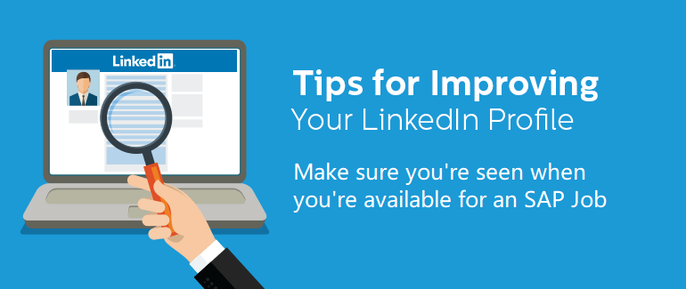 SAP LinkedIn Profile - Available for SAP Jobs