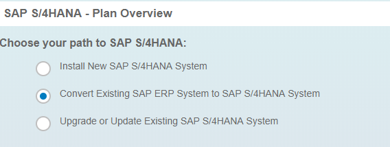 Choose your path to SAP S/4HANA